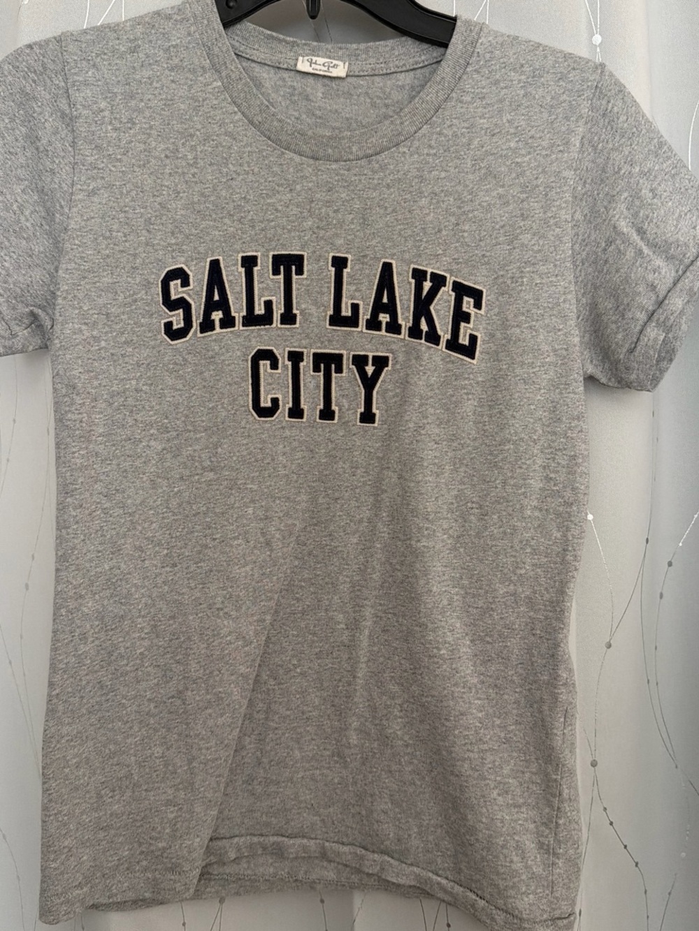 Brandy Melville Gray "Salt Lake City" Short Sleeve Tee
